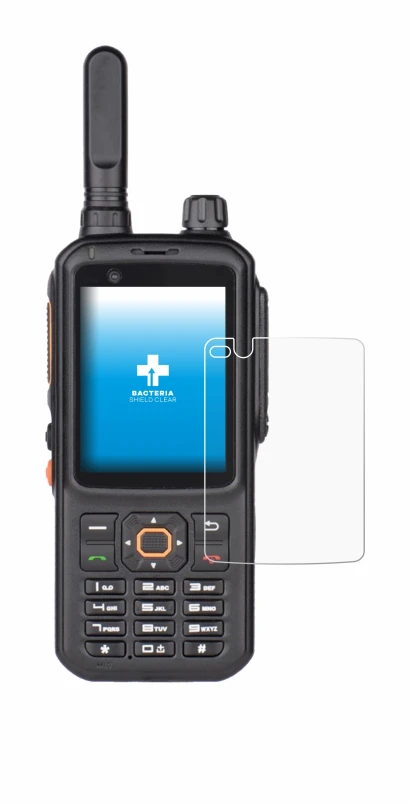 Image de l'appareil Inrico T320 avec une grande variété de protections d'écran.