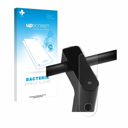 Face avant d’un emballage produit avec le logo de la marque upscreen. À côté, l’appareil Xiaomi Mi 4 Pro (2e Gen.) est représe