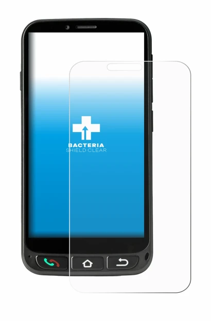 Image de l'appareil SPC Zeus 4G Pro avec une grande variété de protections d'écran.