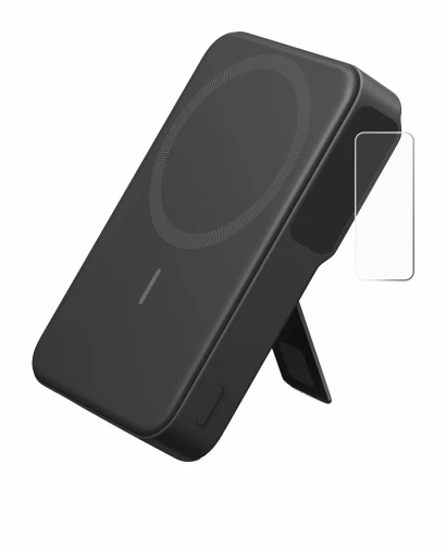 Image de l'appareil Anker MagGo avec une grande variété de protections d'écran.