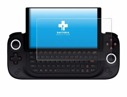 Image de l'appareil Ayaneo Slide avec une grande variété de protections d'écran.