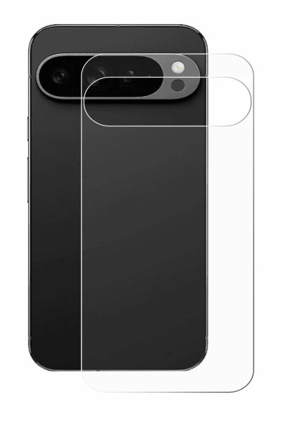Image de l'appareil Google Pixel 9 Pro XL (Arrière) avec une grande variété de protections d'écran.