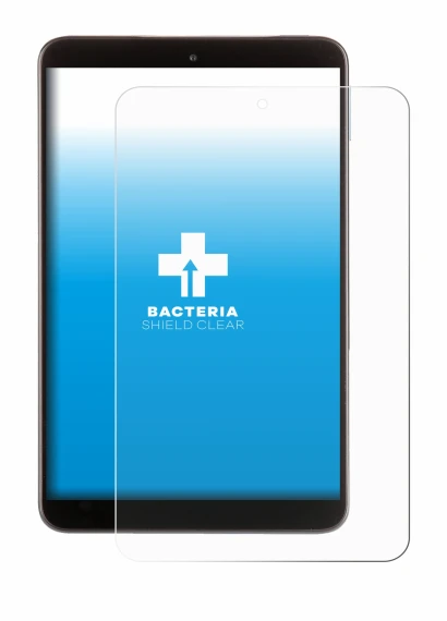 Image de l'appareil Nokia T10 (portrait) avec une grande variété de protections d'écran.