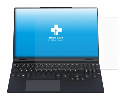 Image de l'appareil Tuxedo InfinityBook Pro 15 Gen 9 avec une grande variété de protections d'écran.