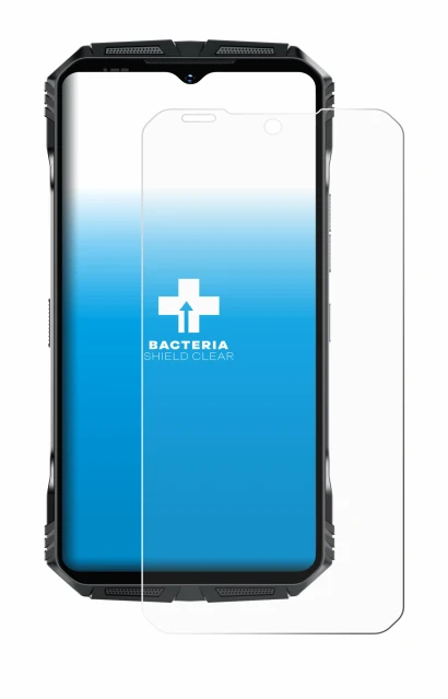 Image de l'appareil Doogee S118 Pro avec une grande variété de protections d'écran.