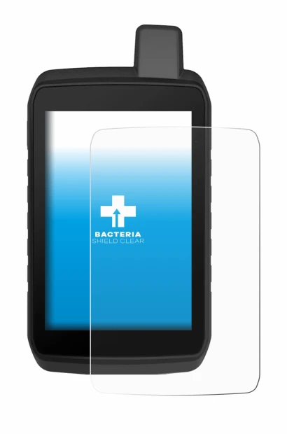 Image de l'appareil Garmin Montana 710 avec une grande variété de protections d'écran.