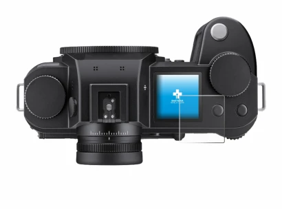Image de l'appareil Leica SL3-S (affichage des épaules) avec une grande variété de protections d'écran.