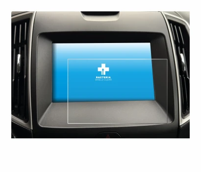 Image de l'appareil Ford Galaxy Infotainment Sync 3 (2019) avec une grande variété de protections d'écran.