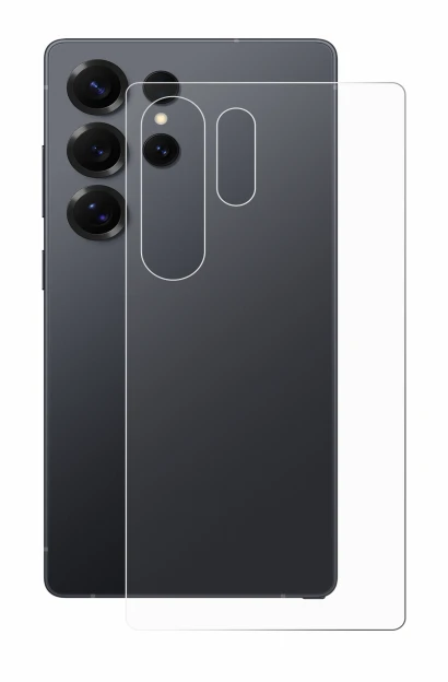 Image de l'appareil Samsung Galaxy S25 Ultra Enterprise Edition (Arrière) avec une grande variété de protections d'écran.