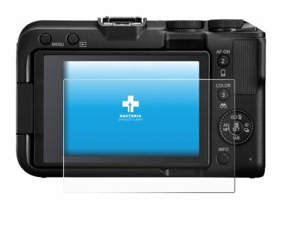 Image de l'appareil Canon EOS R50 V avec une grande variété de protections d'écran.