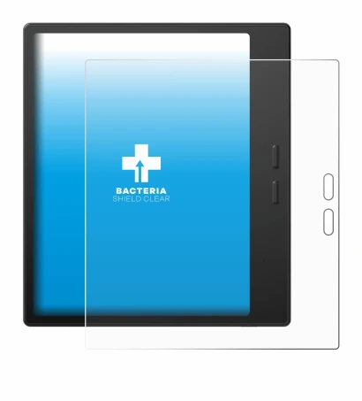 Image de l'appareil Boox Go 7 avec une grande variété de protections d'écran.