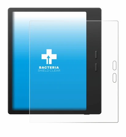 Image de l'appareil Boox Go Color 7 Gen II avec une grande variété de protections d'écran.