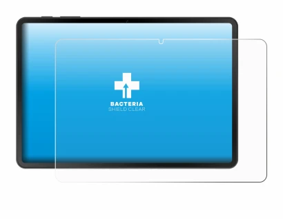 Image de l'appareil Doogee Tab A9 avec une grande variété de protections d'écran.