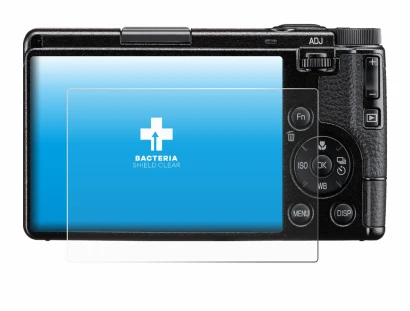 Image de l'appareil Ricoh GR IV 2025 avec une grande variété de protections d'écran.