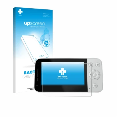 Face avant d’un emballage produit avec le logo de la marque upscreen. À côté, l’appareil Philips Avent SCD951/26 est représent