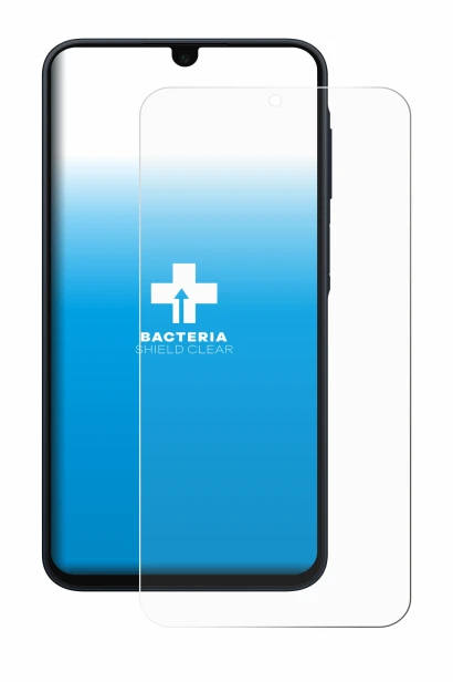 Image de l'appareil Samsung Galaxy A17 4G avec une grande variété de protections d'écran.