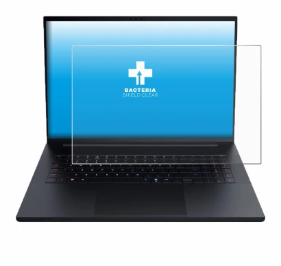 Image de l'appareil Razer Blade 18 2025 avec une grande variété de protections d'écran.