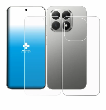 Image de l'appareil Xiaomi 15T (Avant+Arrière) avec une grande variété de protections d'écran.