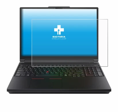 Image de l'appareil Lenovo ThinkPad P16 Gen 3 avec une grande variété de protections d'écran.