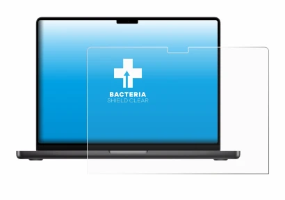 Image de l'appareil Apple MacBook Pro 14" M5 2025 avec une grande variété de protections d'écran.