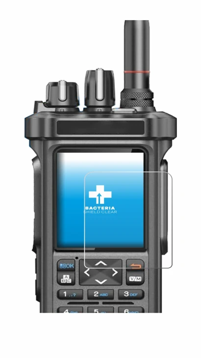 Image de l'appareil Radtel RT-950 Pro avec une grande variété de protections d'écran.