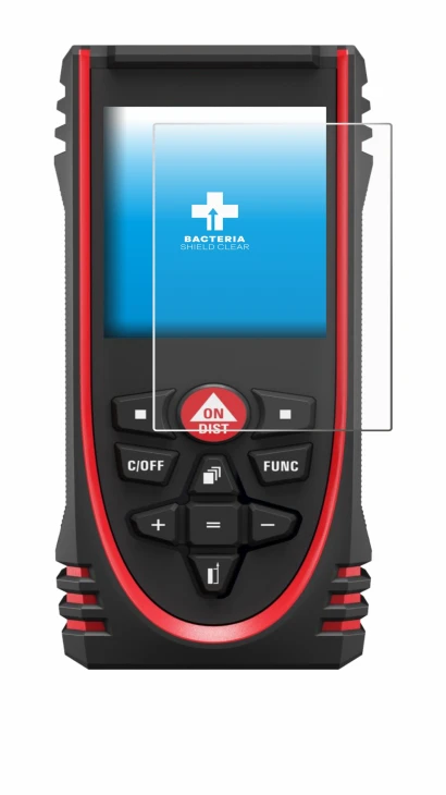 Image de l'appareil Leica DISTO X3 avec une grande variété de protections d'écran.