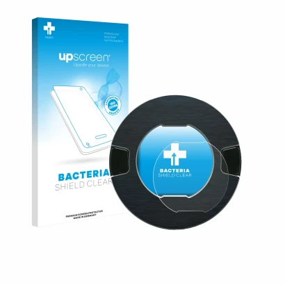 Face avant d’un emballage produit avec le logo de la marque upscreen. À côté, l’appareil OOONO P-DISC NO1 est représenté avec 