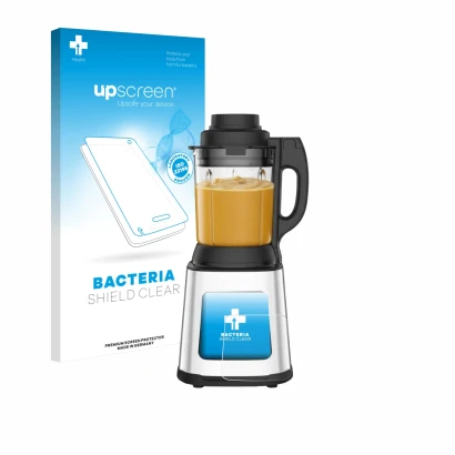 Face avant d’un emballage produit avec le logo de la marque upscreen. À côté, l’appareil Moulinex LM83SD10 est représenté avec