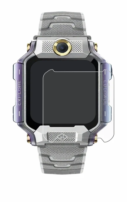 Image de l'appareil Imoo Watch Phone X10 avec une grande variété de protections d'écran.