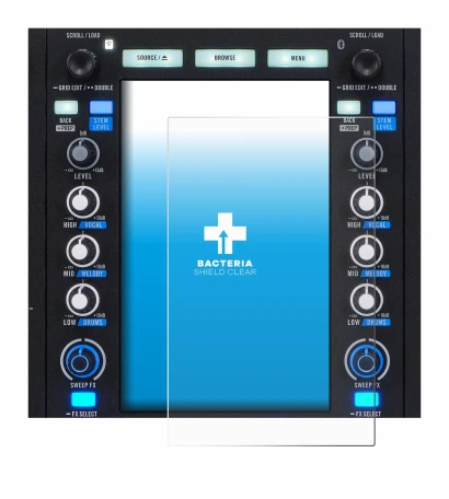 Image de l'appareil Rane System One avec une grande variété de protections d'écran.
