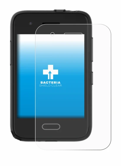 Image de l'appareil Xplora One avec une grande variété de protections d'écran.