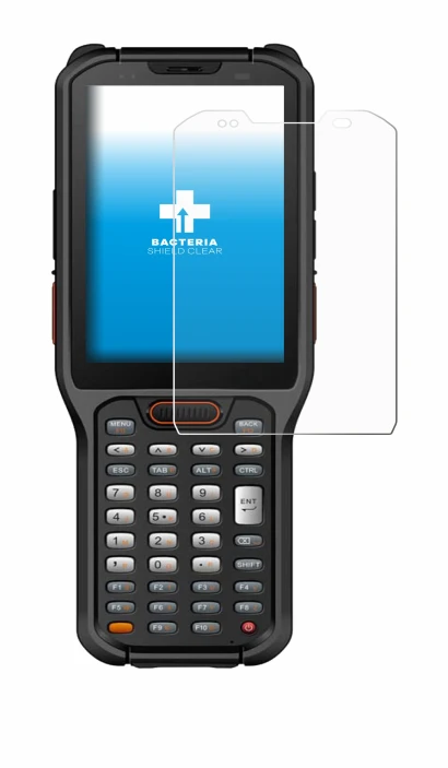 Image de l'appareil Urovo RT40S avec une grande variété de protections d'écran.