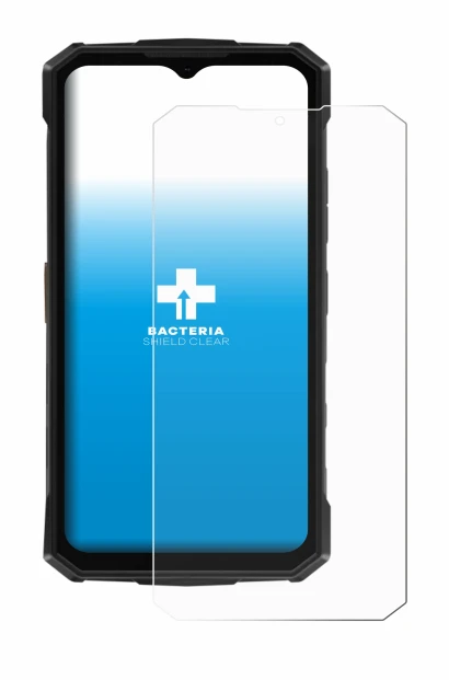Image de l'appareil Doogee Fire 5 Pro avec une grande variété de protections d'écran.