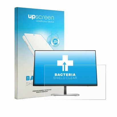 Face avant d’un emballage produit avec le logo de la marque upscreen. À côté, l’appareil HP Series 5 Pro 524pf est représenté 