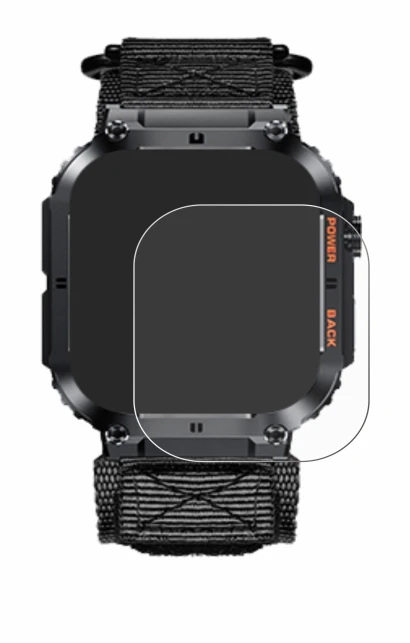 Image de l'appareil Megalith K57PRO avec une grande variété de protections d'écran.