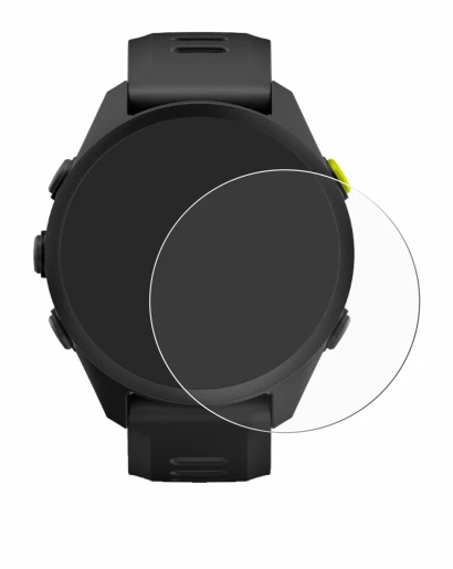 Image de l'appareil Garmin Forerunner 70 avec une grande variété de protections d'écran.