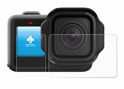 Image de l'appareil GoPro Mission 1 avec une grande variété de protections d'écran.