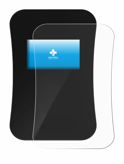 Image de l'appareil DaheimLaden Touch Pro avec une grande variété de protections d'écran.