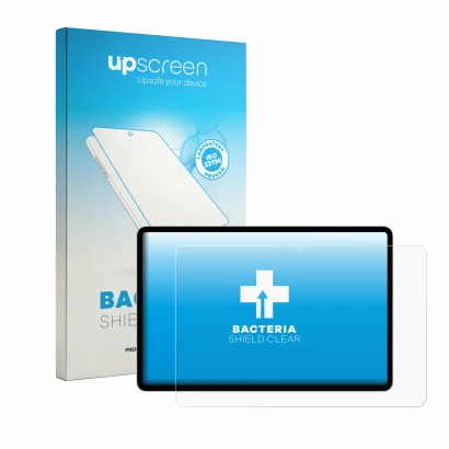 Face avant d’un emballage produit avec le logo de la marque upscreen. À côté, l’appareil Honor Pad 20 Pro est représenté avec