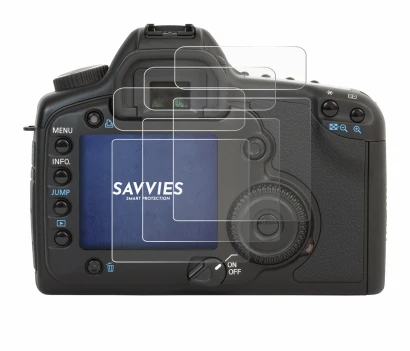 Image de l'appareil Canon EOS 5D avec une grande variété de protections d'écran.