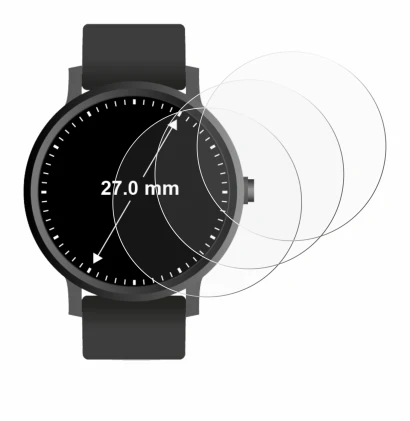 Image de l'appareil Montres (Circulaire, ø: 27 mm) avec une grande variété de protections d'écran.