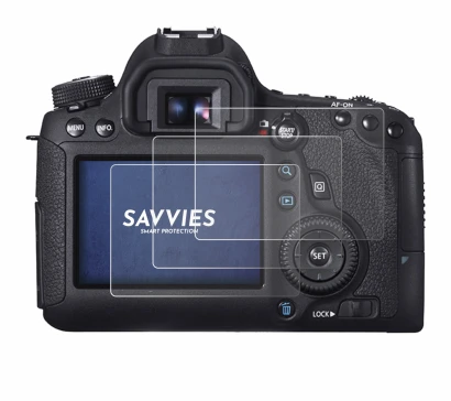 Image de l'appareil Canon EOS 6D avec une grande variété de protections d'écran.