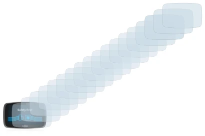 Image de l'appareil TomTom GO 5000 avec une grande variété de protections d'écran.