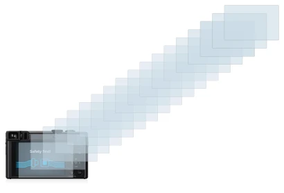 Image de l'appareil Panasonic Lumix DMC-TZ81 avec une grande variété de protections d'écran.