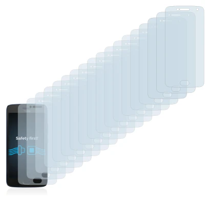 Image de l'appareil Motorola Moto G5 Plus avec une grande variété de protections d'écran.