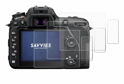 Image de l'appareil Nikon D7500 avec une grande variété de protections d'écran.