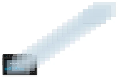 Image de l'appareil Panasonic Lumix DC-TZ91 avec une grande variété de protections d'écran.