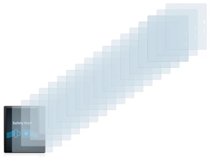 Image de l'appareil Amazon Kindle Oasis 2017 (9ème Gen.) avec une grande variété de protections d'écran.