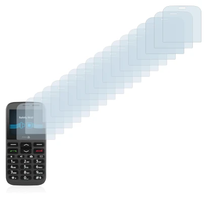 Image de l'appareil Doro 1370 avec une grande variété de protections d'écran.