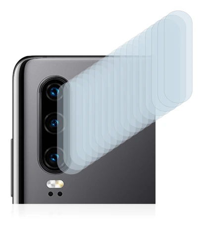 Image de l'appareil Huawei P30 (Caméra UNIQUEMENT) avec une grande variété de protections d'écran.